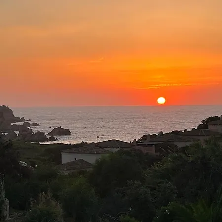 בית נופש L'oleandro 1407 House In Sardinia With Mediterranean Sea Views איזולה רוסה